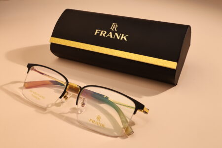 gold wire rim glasses - frank luxury