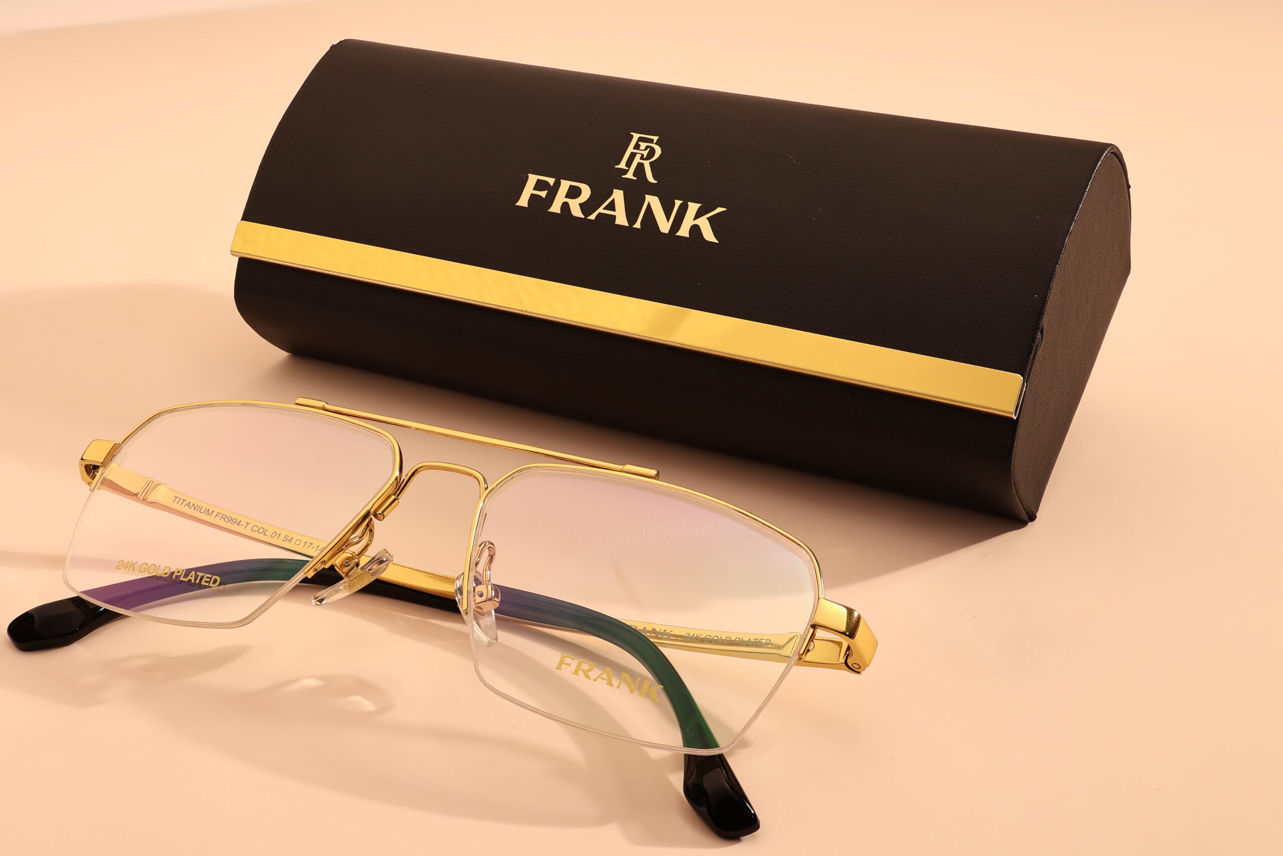 mens glasses gold frame