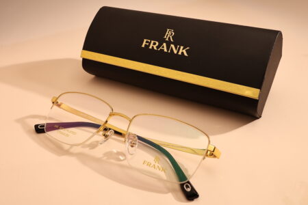 rectangle gold glasses