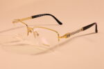 gold frame eyeglasses mens