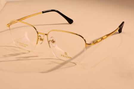 gold glasses frames mens