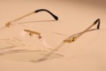 gold frame womens glasses